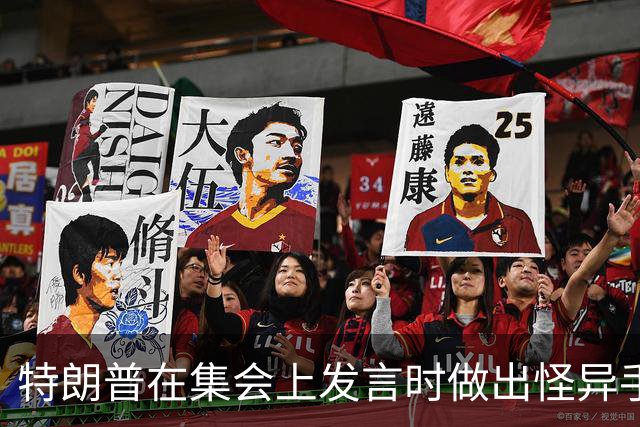 特朗普在集会上发言时做出怪异手势，网友：这是史诗级的国家耻辱
